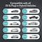 Lectron Level 2 EV Charger - ETL Certified, 240V, 40 Amp, NEMA 14-50 Plug, 16 ft Extension Cord LECHG14-50-40ABLKUS - alternate 3